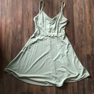 Mint green dress
